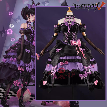 Gvavaya Game Cosplay Identity Ⅴ Bloody Queen Black Beauty Rabbit Cosplay Costume A