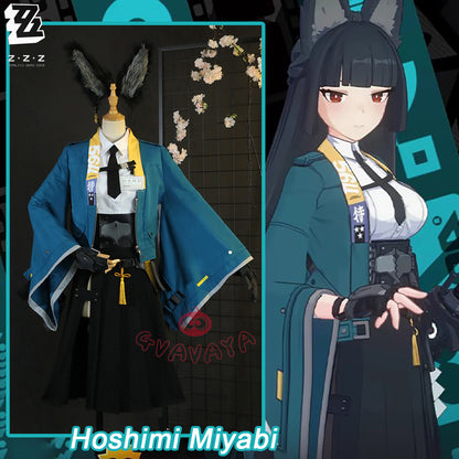 Gvavaya Game Cosplay Zenless Zone Zero Cosplay Hoshimi Miyabi Cosplay Costume