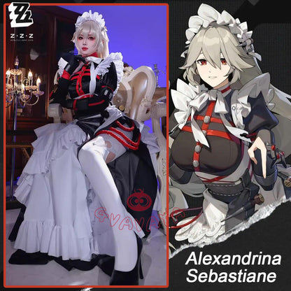 Gvavaya Game Cosplay Zenless Zone Zero Cosplay Costume Alexandrina Sebastiane Cosplay Rina Cosplay A