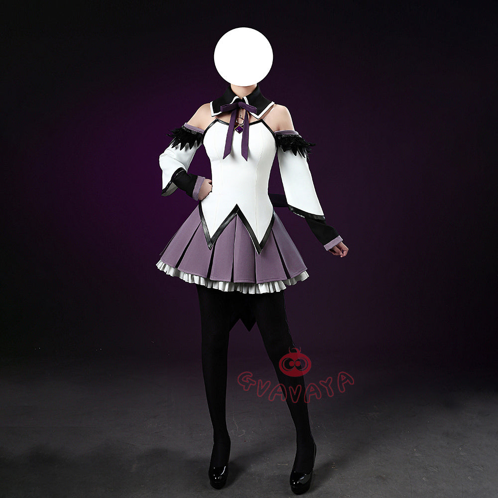 Gvavaya Anime Cosplay Puella Magi Madoka Magica Cosplay Homura Akemi Cosplay Costume A