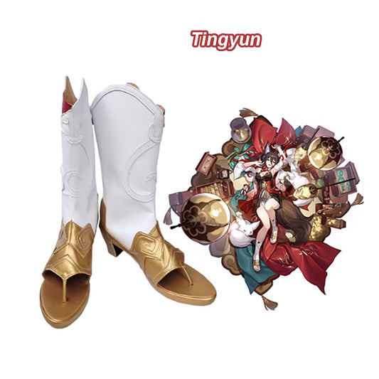 Gvavaya Game Cosplay Honkai Impact: Star Rail Cosplay Star Rail Tingyun Cosplay Shoes