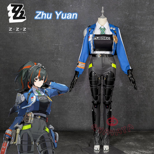 Gvavaya Game Cosplay Zenless Zone Zero Cosplay Costume Zhu Yuan Cosplay