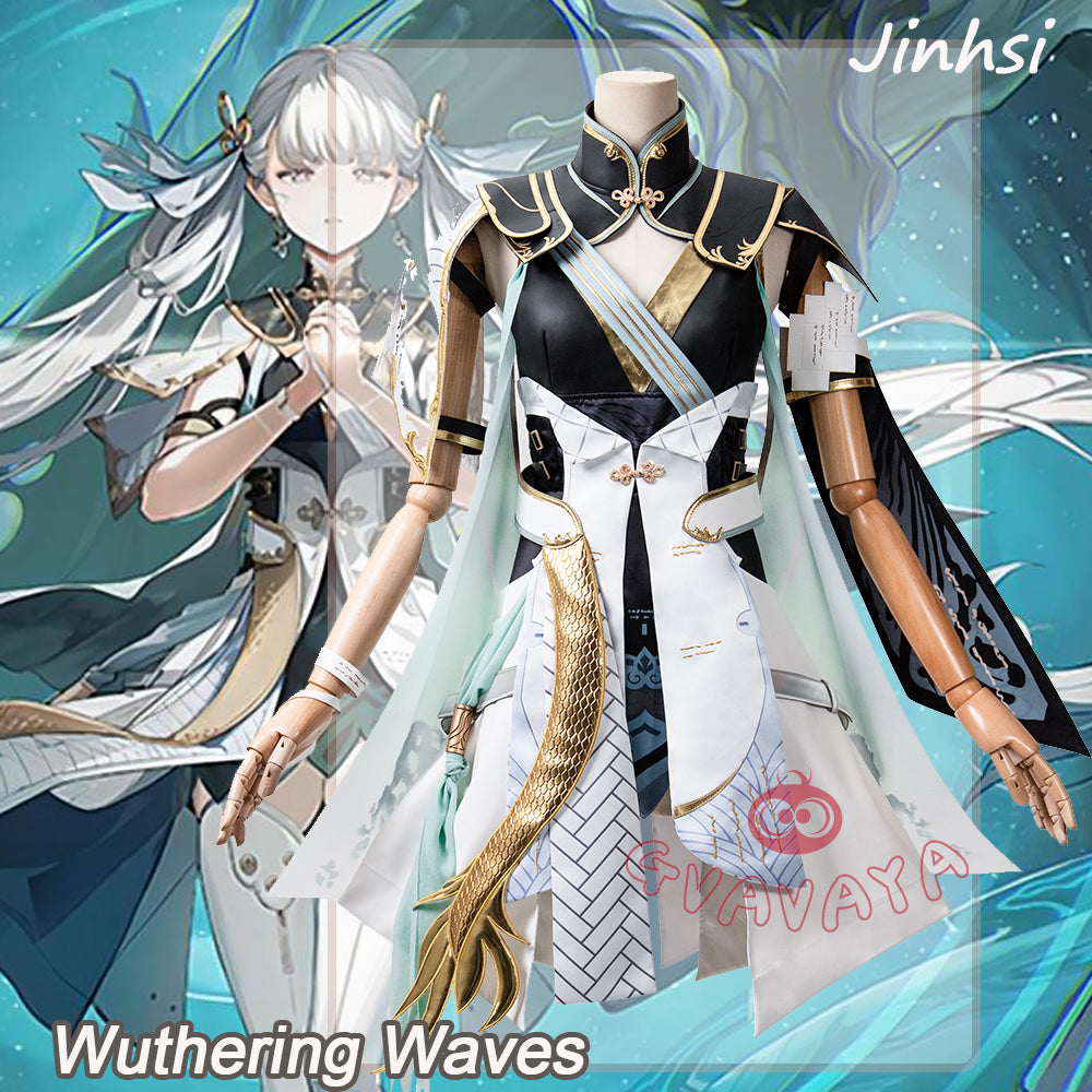 Gvavaya Game Cosplay Wuthering Waves Cosplay Jinhsi Cosplay Costume