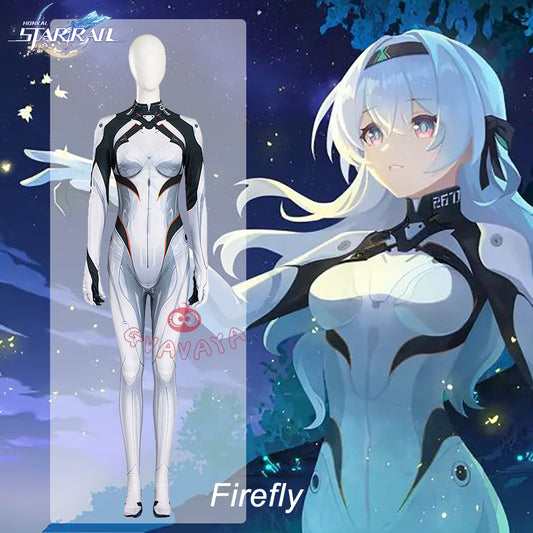 Gvavaya Game Cosplay Honkai: Star Rail Cosplay Firefly AR-26710 & SAM Battle Suit Firefly Jumpsuit Cosplay Costume