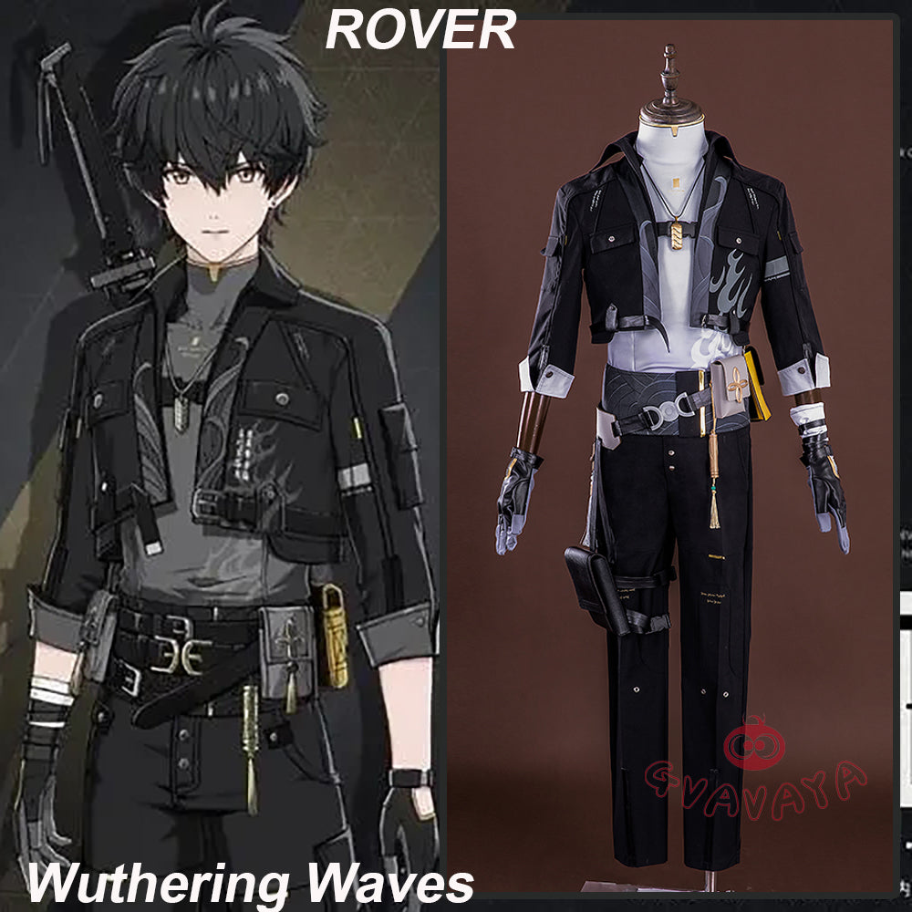 Gvavaya Game Cosplay Wuthering Waves Cosplay Male Rover Cosplay Costume