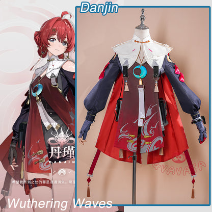 Gvavaya Game Cosplay Wuthering Waves Cosplay Danjin Cosplay Costume