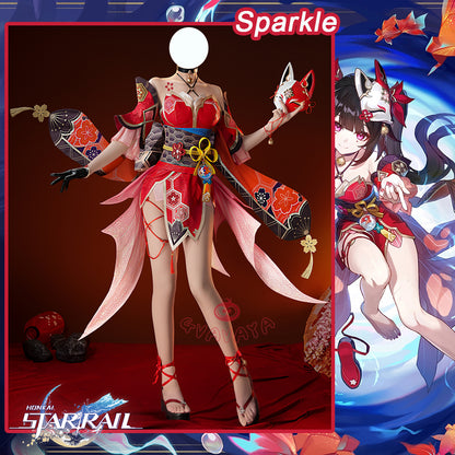 Gvavaya Game Cosplay Honkai Impact: Star Rail Cosplay Sparkle Cosplay Costume Sparkle Cosplay