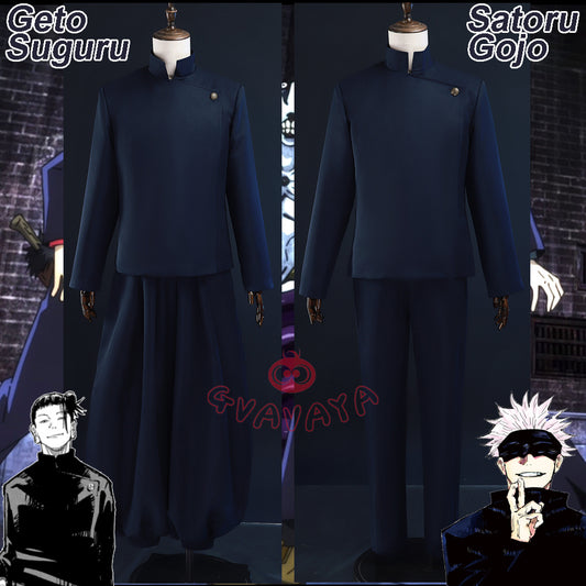 Gvavaya Cosplay Jujutsu Kaisen Geto Suguru/Satoru Gojo Cosplay Costume Jujutsu School Uniform Outfits