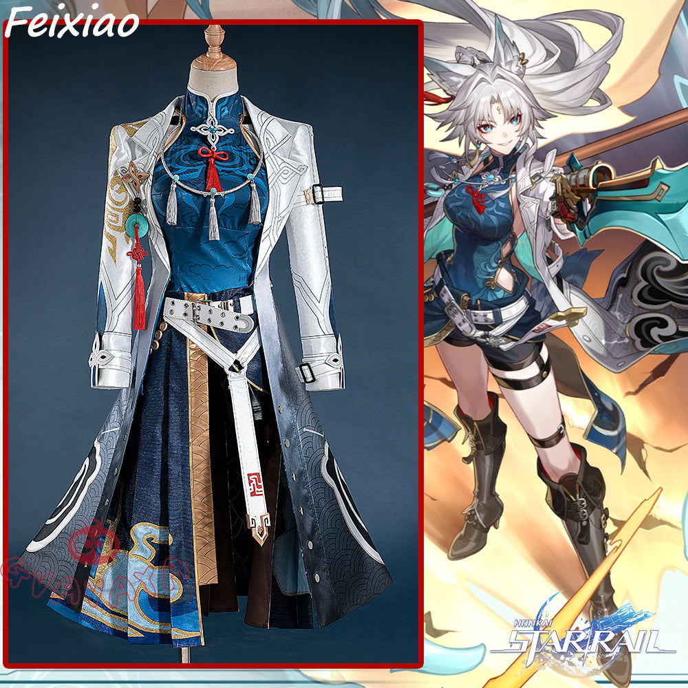 Gvavaya Game Cosplay Honkai Star Rail Cosplay Feixiao Cosplay Costume