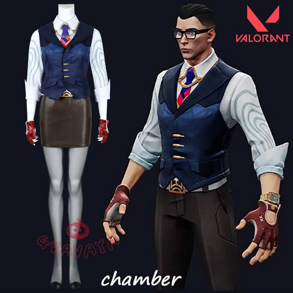 Gvavaya Game Cosplay Valorant Cosplay Chamber Female Ver. Cosplay Costume