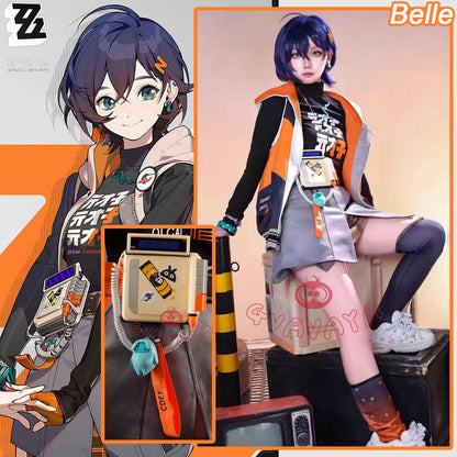 Gvavaya Game Cosplay Zenless Zone Zero Cosplay Costume Belle Cosplay A