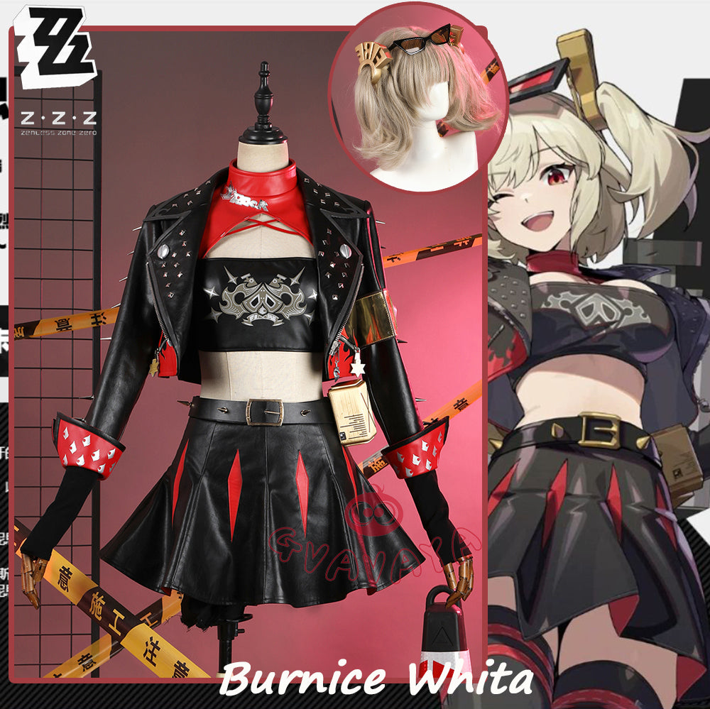 Gvavaya Game Cosplay Zenless Zone Zero Cosplay Burnice White Cosplay Costume Burnice Cosplay