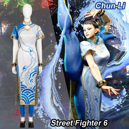 Gvavaya Game Cosplay Street Fighter 6 Cosplay Costume Chun-Li Cosplay