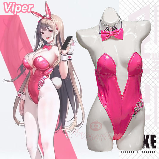 Gvavaya Game Cosplay Nikke: Goddess of Victory Viper Bunny Ver. Cosplay Viper Bunny Girl Cosplay Costume