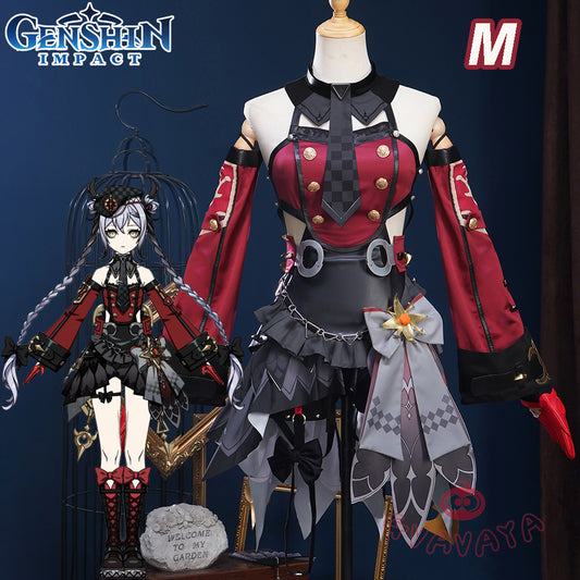 Gvavaya Game Cosplay Genshin Impact Goth Girl Daily Meropide M Cosplay Costume M Cosplay