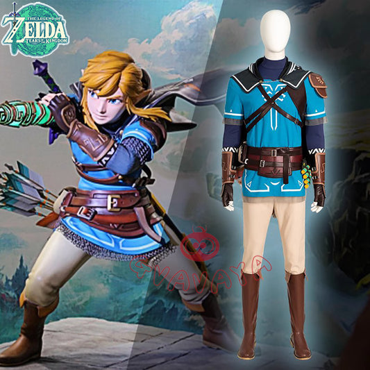 Gvavaya Game Cosplay The Legend of Zelda: Tears of the Kingdom Link Cosplay Costume Link Cosplay