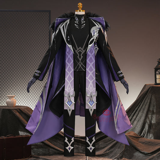 Gvavaya Game Cosplay Genshin Cosplay Regrator Pantalone Cosplay Costume