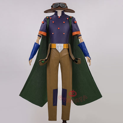 Gvavaya Anime Cosplay STILL BALL RUN Cosplay Gyro Zeppeli Cosplay Costume