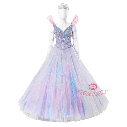 Gvavaya Anime Cosplay Witch Cosplay Glinda‌ Blue Gown Cosplay Costume