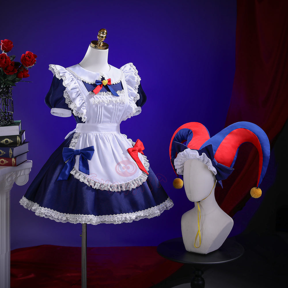 Gvavaya Game Cosplay Circus Cosplay Pomnni Maid Cosplay Costume