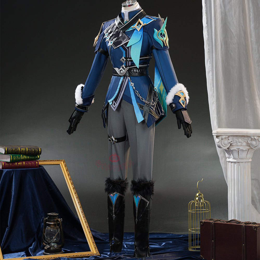 Gvavaya Game Cosplay Genshin Cosplay Aether Snezhnaya Cosplay Costume
