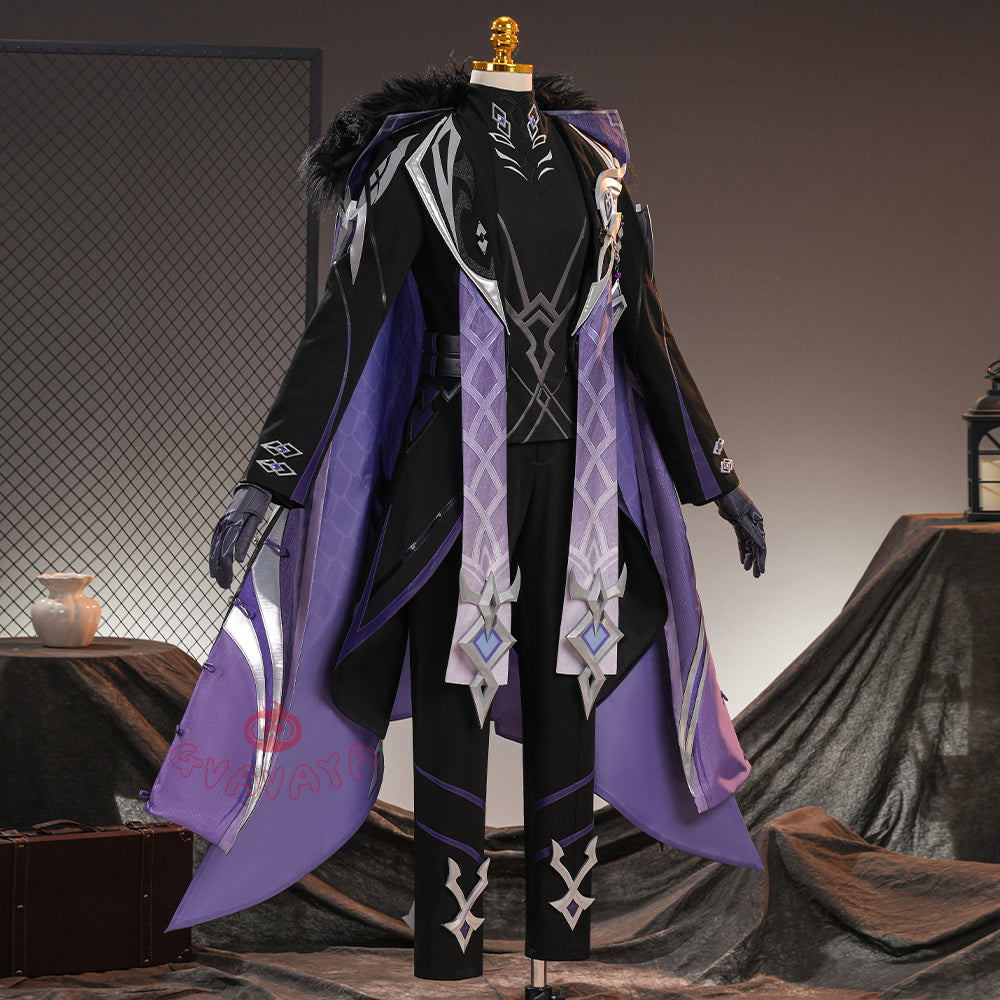Gvavaya Game Cosplay Genshin Cosplay Regrator Pantalone Cosplay Costume