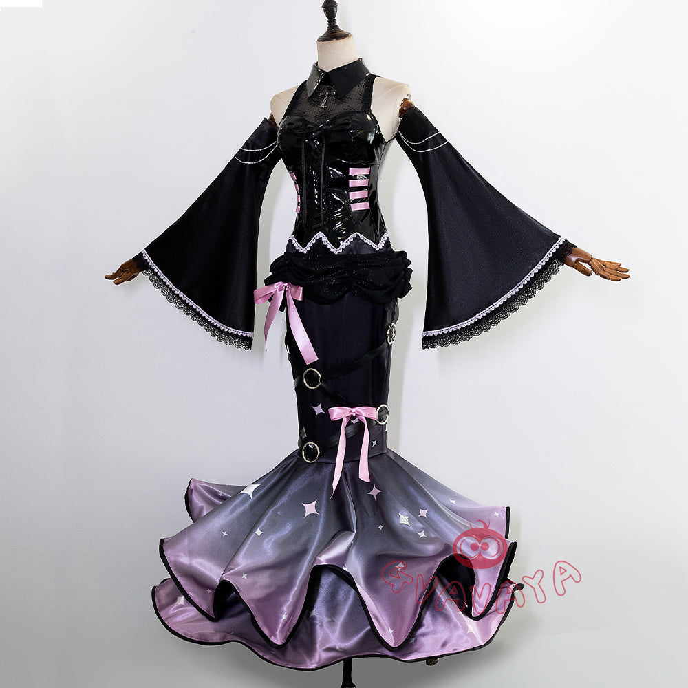 Gvavaya Cosplay Vocaloid × Rascal Cosplay Costume Luka Witch Gothic Costume
