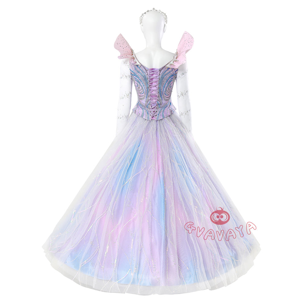 Gvavaya Anime Cosplay Witch Cosplay Glinda‌ Blue Gown Cosplay Costume