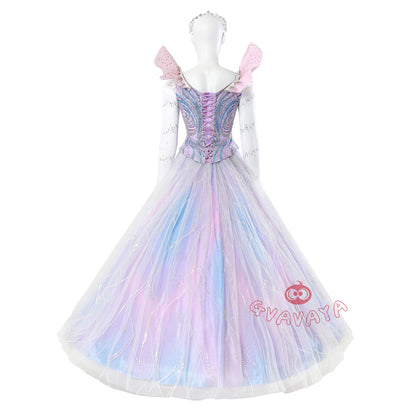 Gvavaya Anime Cosplay Witch Cosplay Glinda‌ Blue Gown Cosplay Costume