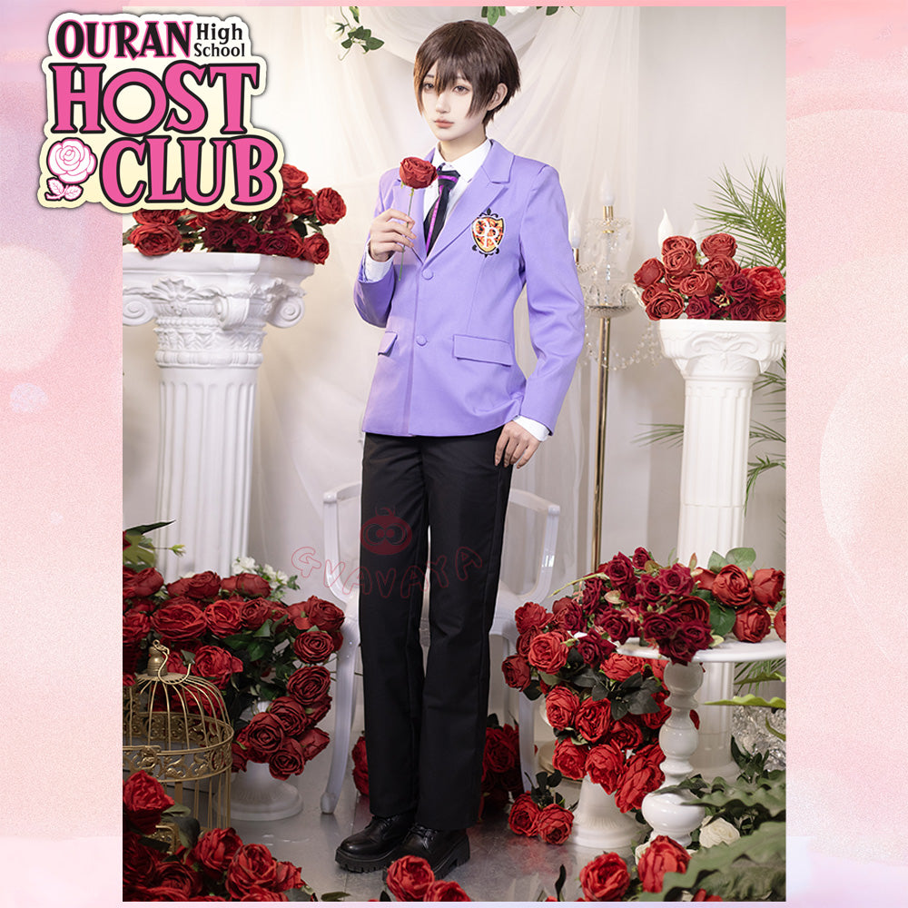 Gvavaya Anime Cosplay Ouran High School Host Club Cosplay Costume School Uniform Suit
