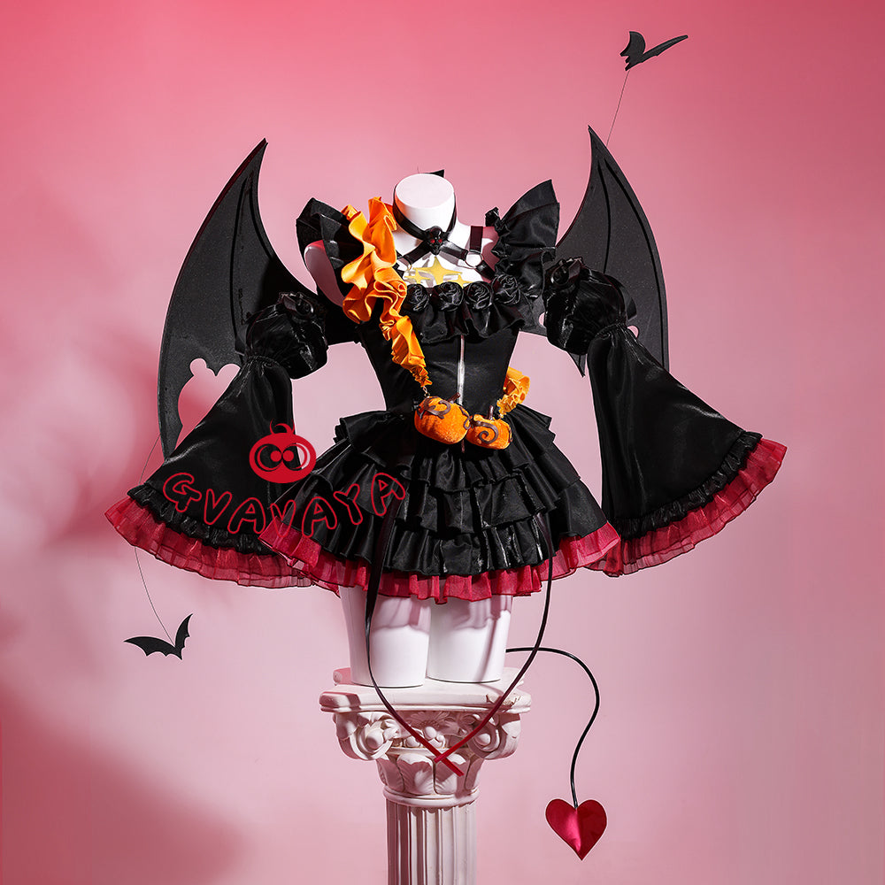 Gvavaya Cosplay Virtual Singer Cosplay Kasane Teto Little Devil Cosplay Costume Halloween Teto Cosplay