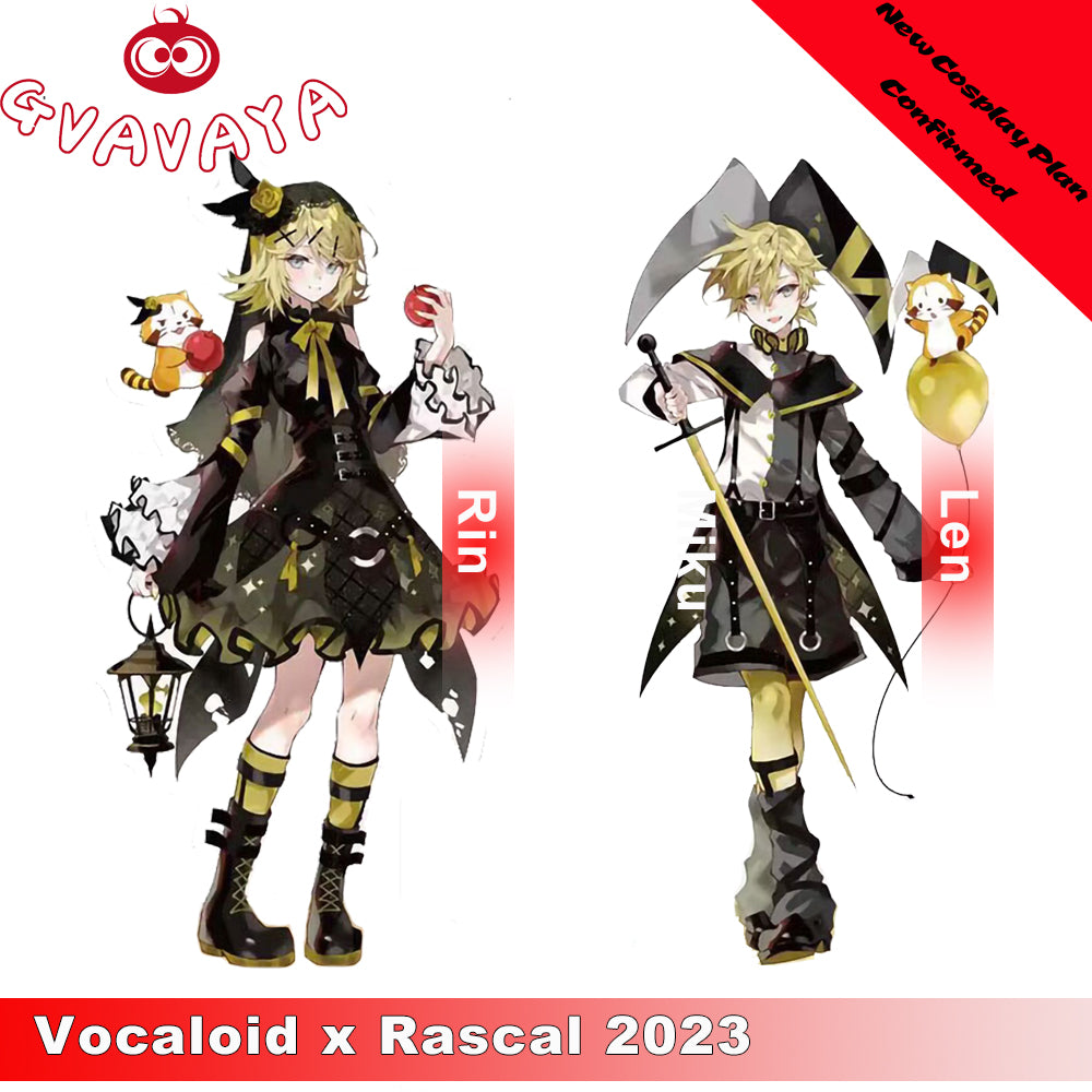 Gvavaya Cosplay Vocaloid X Rascal 2023 Kagamine Rin & Len Cosplay Costume