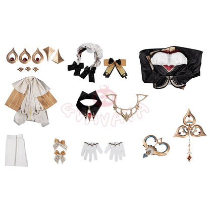 Gvavaya Game Cosplay Genshin Impact Cosplay Marionette Sandrone Cosplay Costume