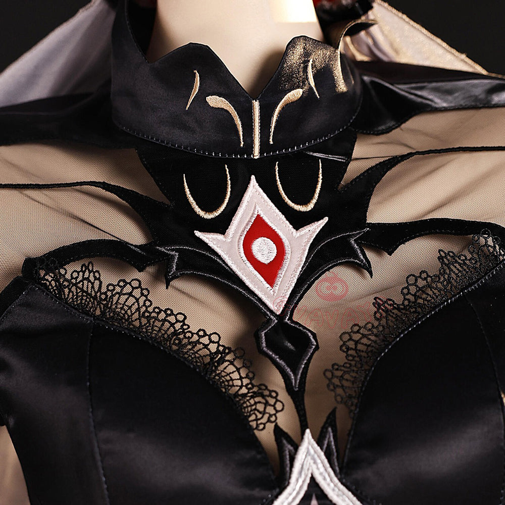 Gvavaya Game Cosplay Genshin Impact Cosplay The Ruler of Death Ronova Cosplay Costume