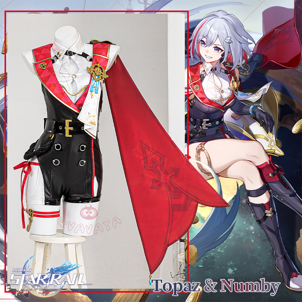 Gvavaya Game Cosplay Honkai Impact: Star Rail Cosplay Topaz & Numby Co