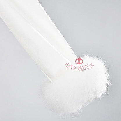 Gvavaya Game Cosplay Goddess of Victory: Nikke Cosplay Blanc (Fortune Express) Cosplay Costume