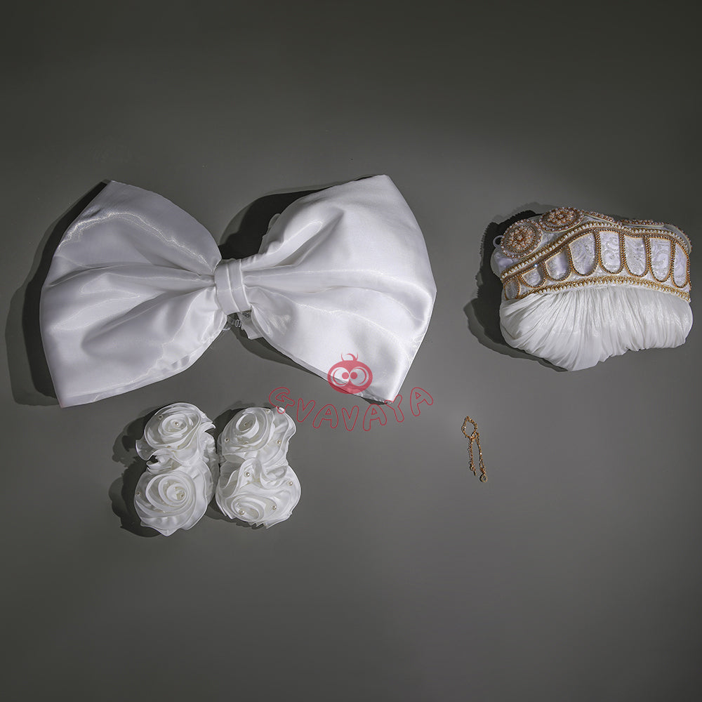 Gvavaya Cosplay Sailor Moon Cosplay Usagi Princess White Costume Cosplay
