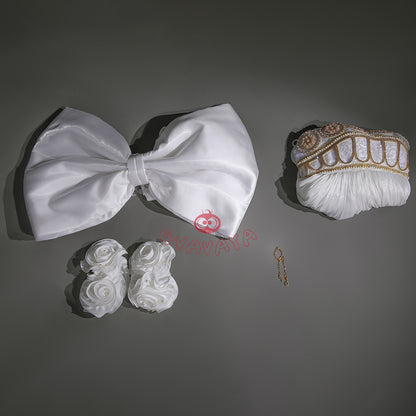 Gvavaya Cosplay Sailor Moon Cosplay Usagi Princess White Costume Cosplay