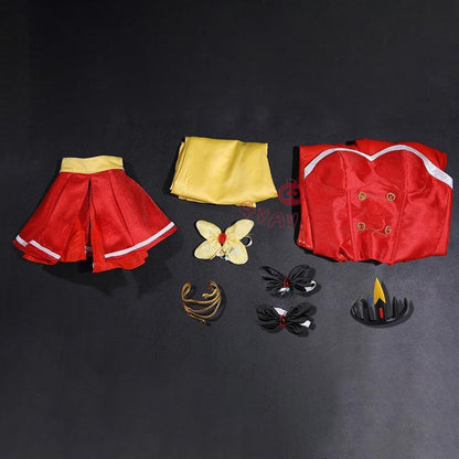 Gvavaya Cosplay HH Cosplay Charlie Morningstar Red Party Dress Charlie Cosplay Costume