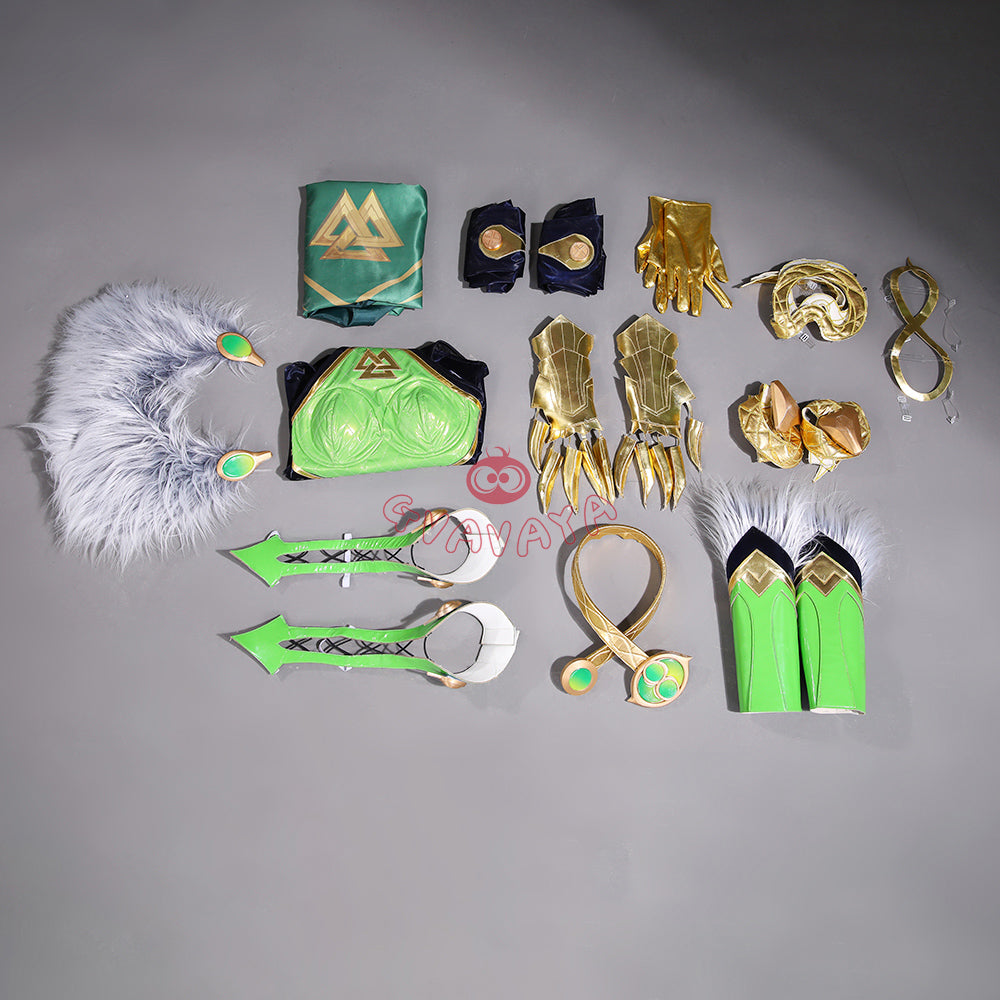 Gvavaya Game Cosplay MR Cosplay Lady Lokii Cosplay Costume