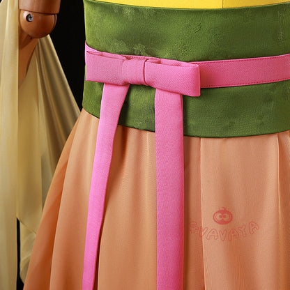 Gvavaya Anime Cosplay Maomao Yellow Dress Maomao Cosplay Costume