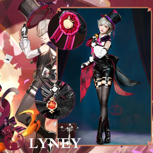 Gvavaya Game Cosplay Genshin Impact lyney Cosplay Costume lyney Cosplay A