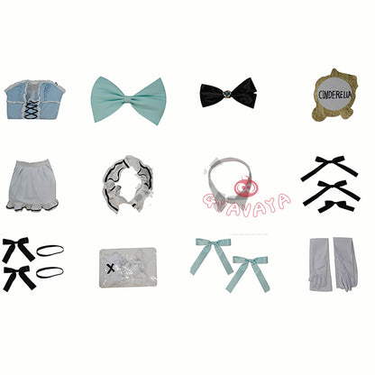 Gvavaya Game Cosplay Goddess of Victory: Nikke Cosplay Cinderella Maid Cosplay Costume