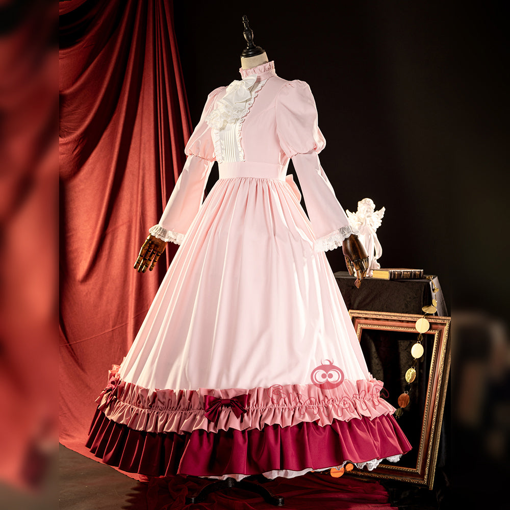 Gvavaya Cosplay GOSICK Cosplay Costume Victorique De Blois Pink Dress Suit Cosplay