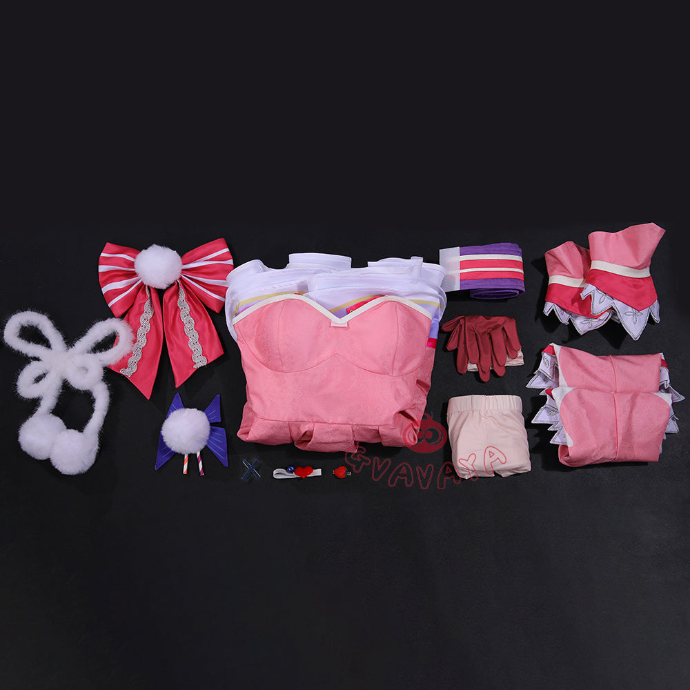 Gvavaya Game Cosplay Psylocke Daring Daifuku Pink Cosplay Costume