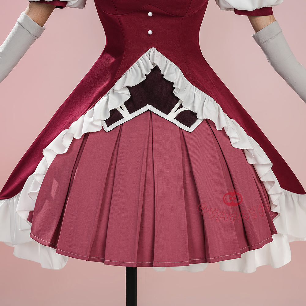 Gvavaya Anime Cosplay Puella Magi Madoka Magica Cosplay Kyoko Sakura Cosplay Costume