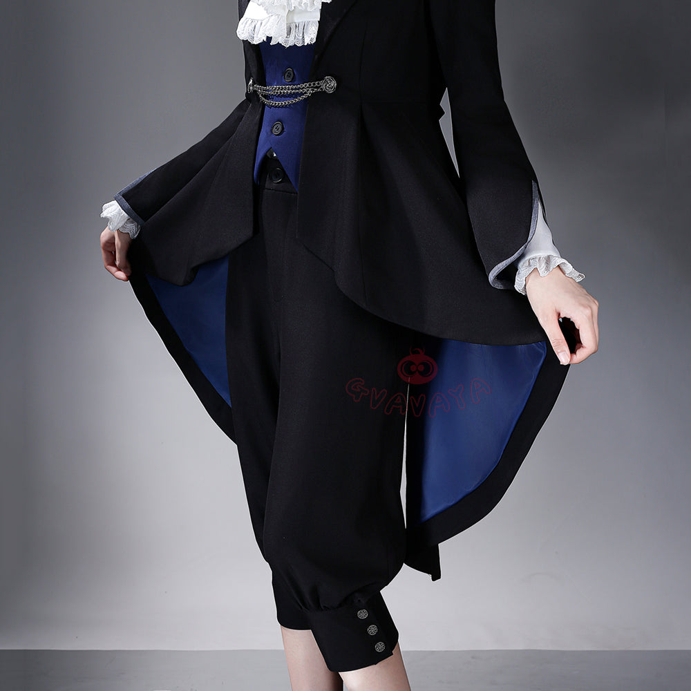 Gvavaya Anime Cosplay BlackB Cosplay Ciel Birthday Party Cosplay Costume