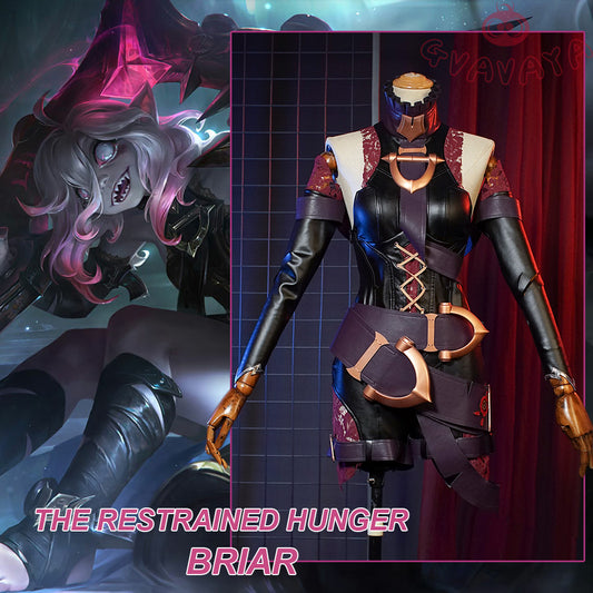 Gvavaya Game Cosplay League of Legends The Restrained Hunger Briar Cosplay Costume LOL Cosplay