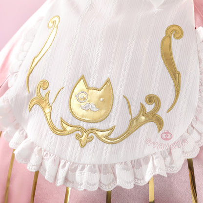 Gvavaya Game Cosplay Kiriko Pink Cat Maid Cosplay Costume