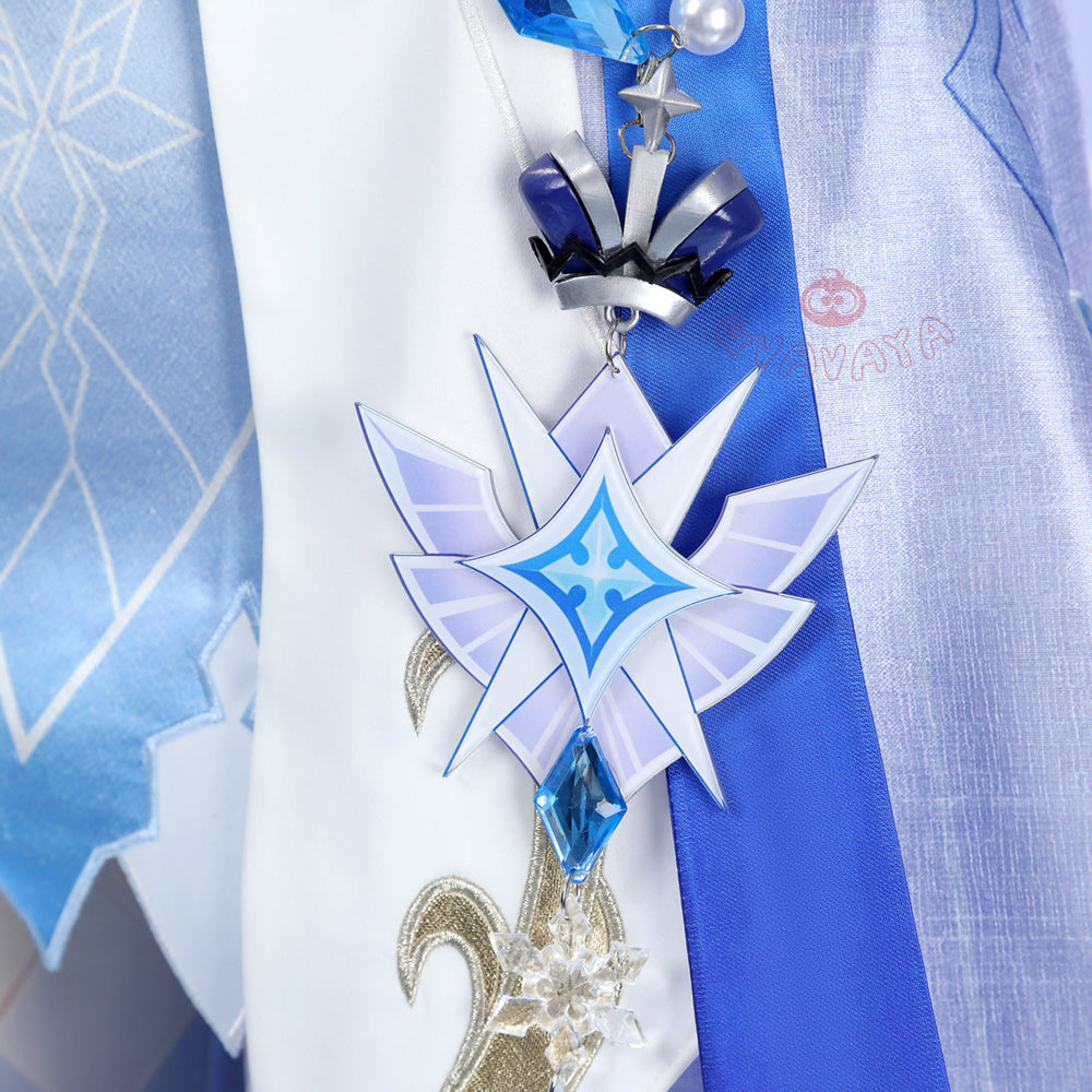 Gvavaya Game Cosplay Genshin Cryo Archon Tsaritsa Cosplay Costume
